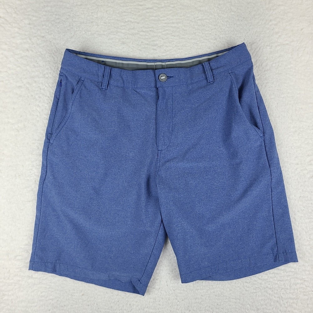 PUMA Shorts Mens 32 Blue 9" Inseam‎ Hybrid Chino Performance Golf